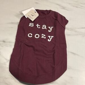 Grayson pup the label stay cozy medium dog sweater nwt